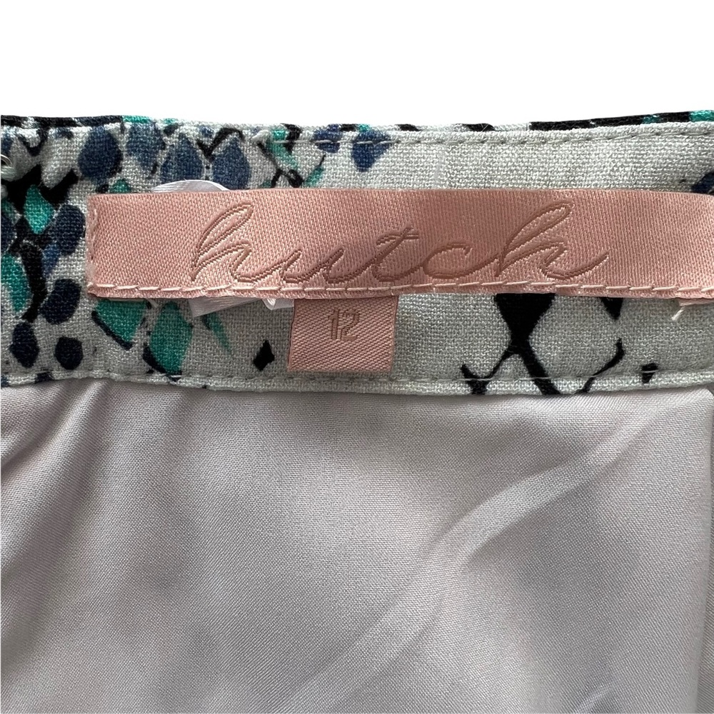 Anthropologie Hutch Blue Serpentine Skirt | 12 - Picture 5 of 6